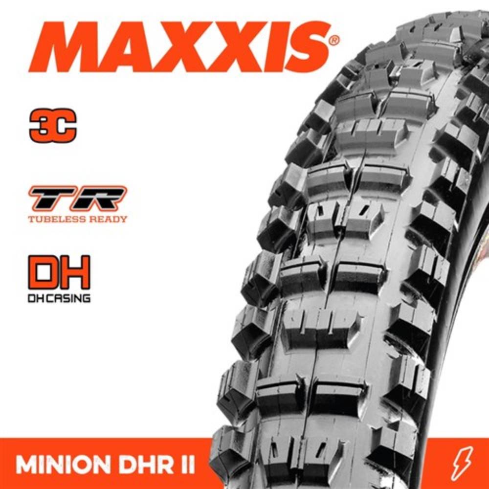 Copertone MAXXIS Minion DHR II 27.5x2.80 - Pieghevole, Mescola 3C MaxxTerra, Tecnologia EXO+ E TR Per MTB